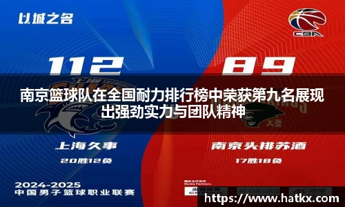 南京篮球队在全国耐力排行榜中荣获第九名展现出强劲实力与团队精神