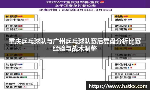 重庆乒乓球队与广州乒乓球队赛后复盘分析比赛经验与战术调整